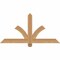 Ekena Millwork Redmond Smooth Timber Gable Bracket, Western Red Cedar, 48"W x 24"H x 1 1/2"D x 3 1/2"F, 12/12 Pitch GBW048X24X0204RED00SWR - alternate 1